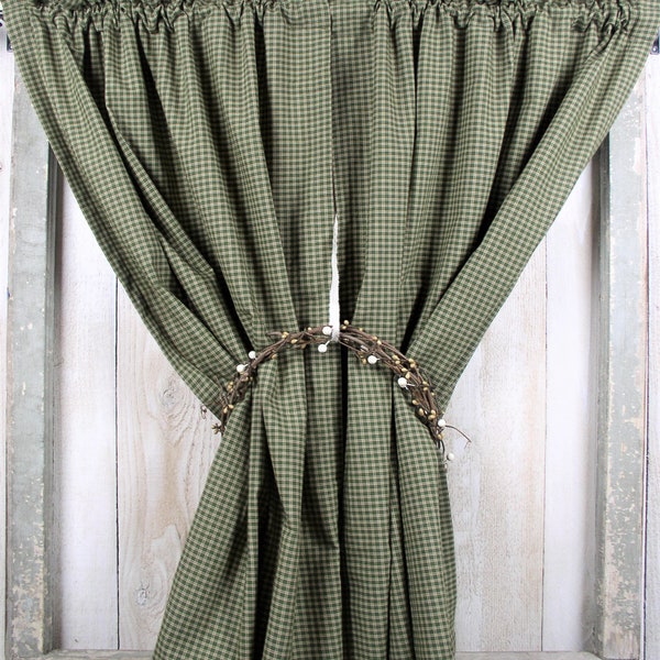 Primitive Curtains Etsy