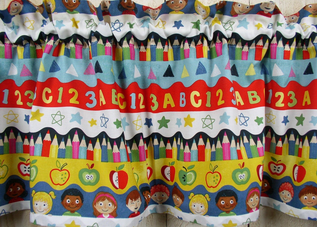 Children Border Classroom Valance Children Classroom Valance Cotton