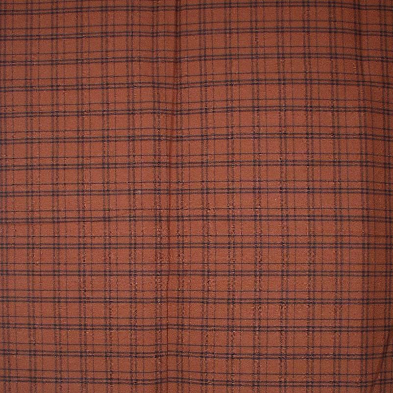 New Brown Orange Luxury Style Plaid Solid Color Printed Thin