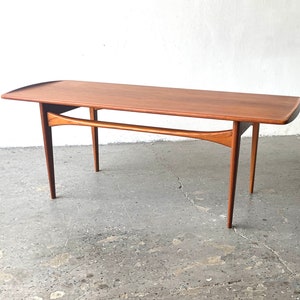 Danish Mid Century Modern Coffee Table Tove Edvard Kindt-Larsen France and sons image 1