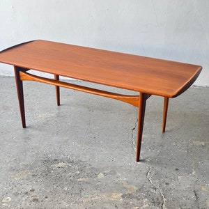 Danish Mid Century Modern Coffee Table Tove Edvard Kindt-Larsen France and sons image 2