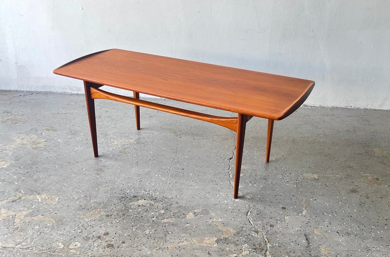 Danish Mid Century Modern Coffee Table Tove Edvard Kindt-Larsen France and sons image 2