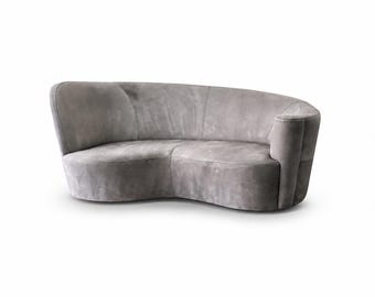 Vladimir Kagan New York Collection Curved Sofa