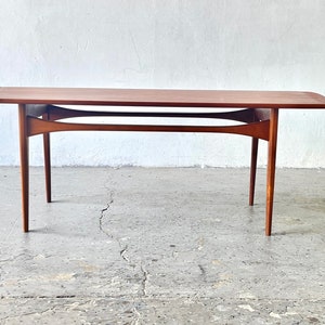 Danish Mid Century Modern Coffee Table Tove Edvard Kindt-Larsen France and sons image 3