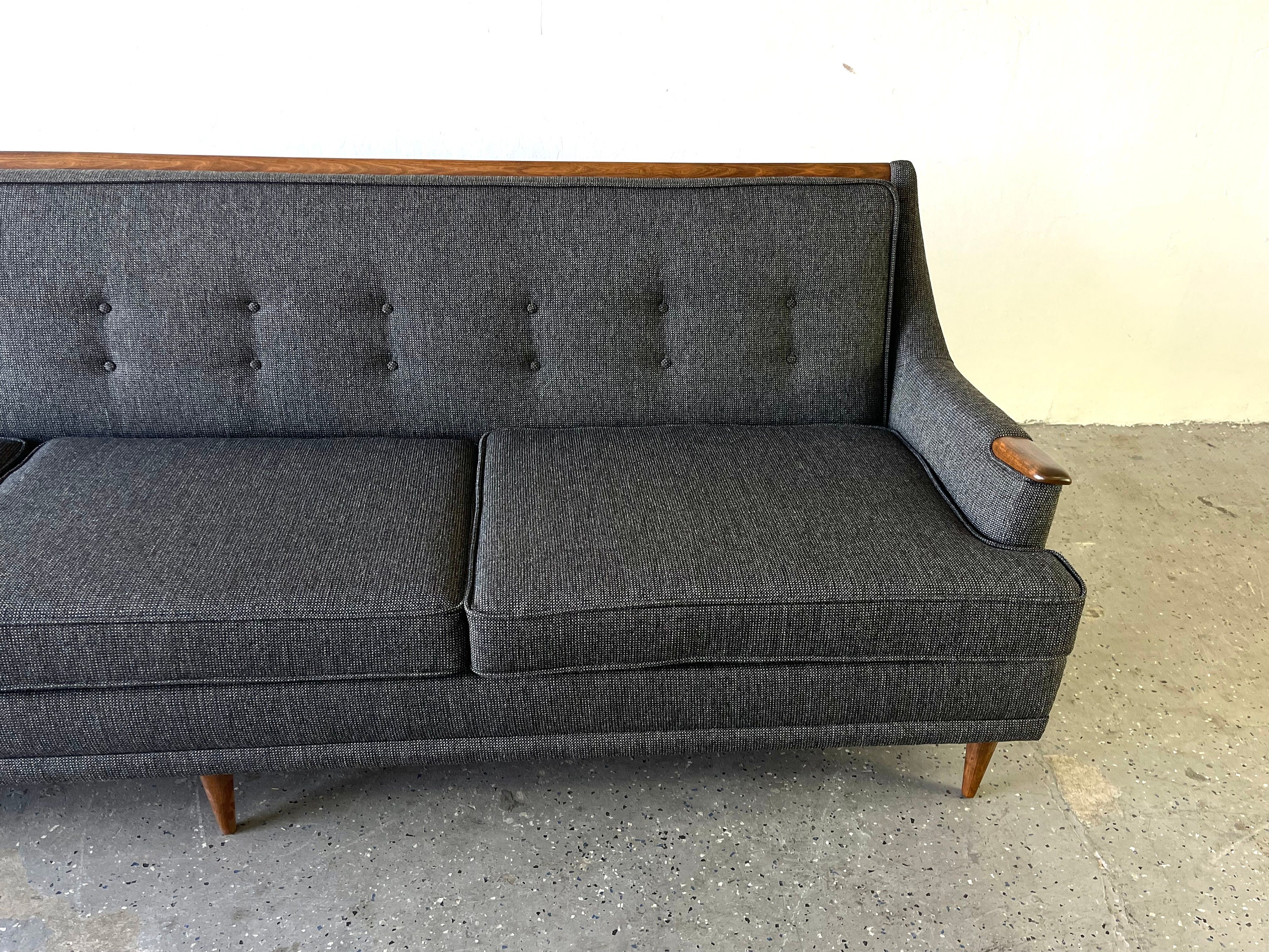 Vintage outlet tweed couch