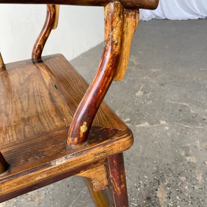 Gorgeous pair of 19th 1800's Century Chinese Hardwood Arm Chairs image 6