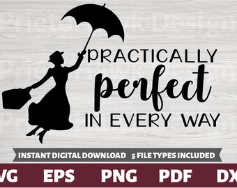 Mary Poppins Svg Etsy