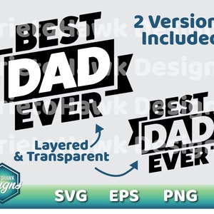 Beste Papa jemals SVG / Vatertag / Baby-Dusche / Papa Geschenk / neue Papa / Vektor / Schneiden Datei / Cricut / Silhouette / Grafik / ClipArt