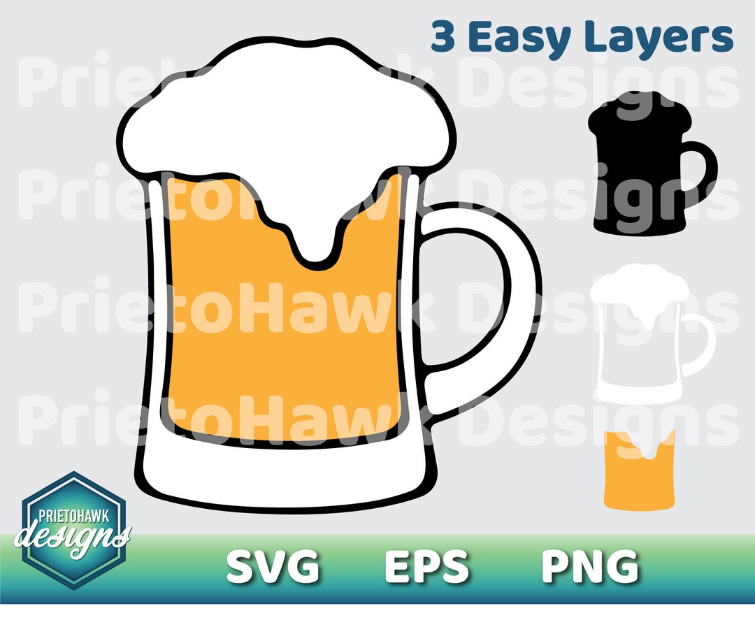 Beer Stein SVG / Beer Mug SVG / Beer Pint SVG / Cutting File / Cricut