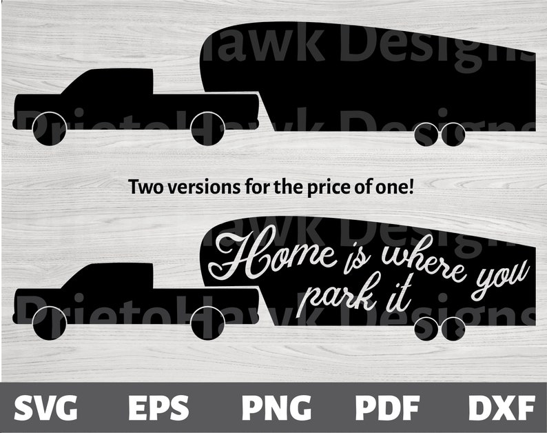 Download 5th Wheel Trailer Camper SVG / Adventure / Road Trip ...