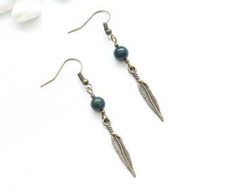 Feather Earrings, Gold Feather Earrings, Dainty Feather Earrings, Feather Jewelry, Southwest Boho Earrings, Southwest Jewelry, Fun Earrings