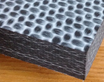 1/2" White Resin Carbon Fiber Plate CarbonWaves Carbon Fibre Sheet