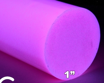 1" Pink Glow In the Dark Rod TurboGlow CarbonWaves