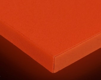 2 mm, 1/8&quot;, 1/4&quot;, 1/2&quot;, 1&quot; Fire TurboGlow Glow In The Dark Plate CarbonWaves