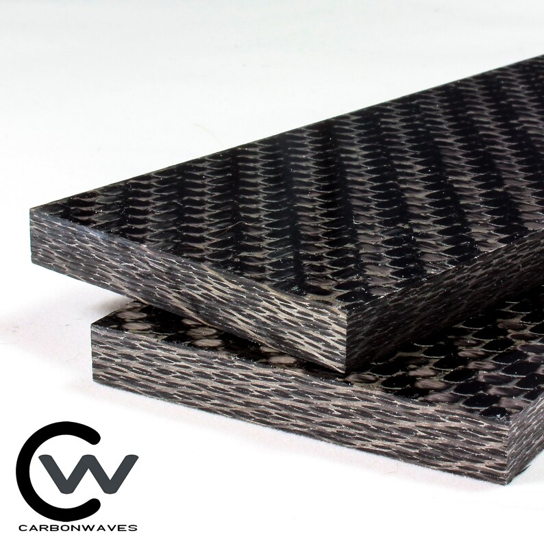 1/8 Stainless Steel Carbon Fiber Knife Scale Set of 2 Etsy