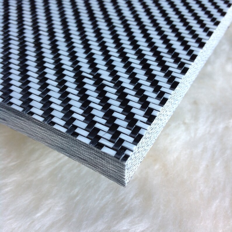 1/2 White Hybrid Carbon Fiber Plate Carbonwaves Carbon Etsy Canada