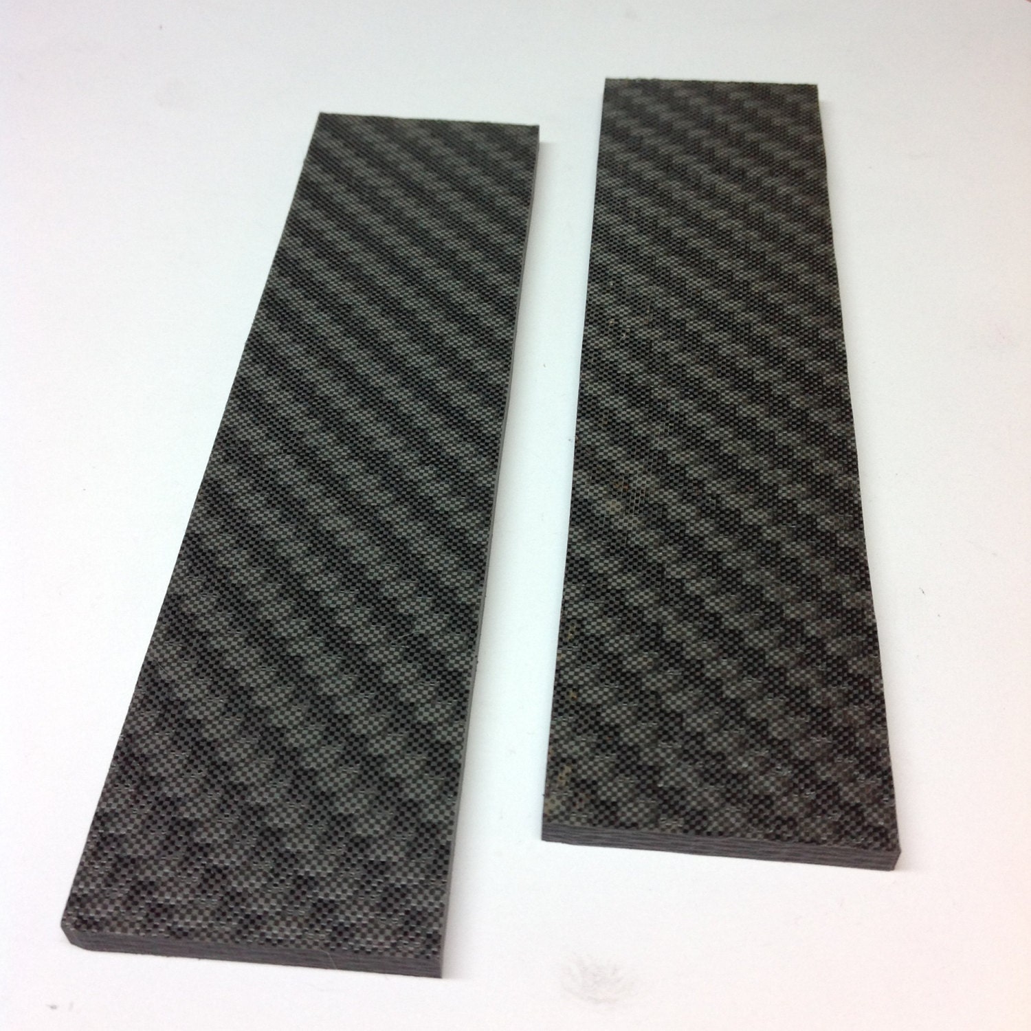 1/8 CW Carbon Fiber Knife Scale Set of 2 CarbonWaves Etsy