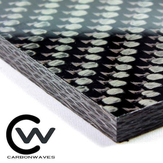 1/2 CW Carbon Fiber Plate Carbonwaves Carbon Fibre Sheet 