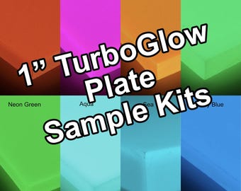 1" TurboGlow Plate Kits by CarbonWaves Sample Kits