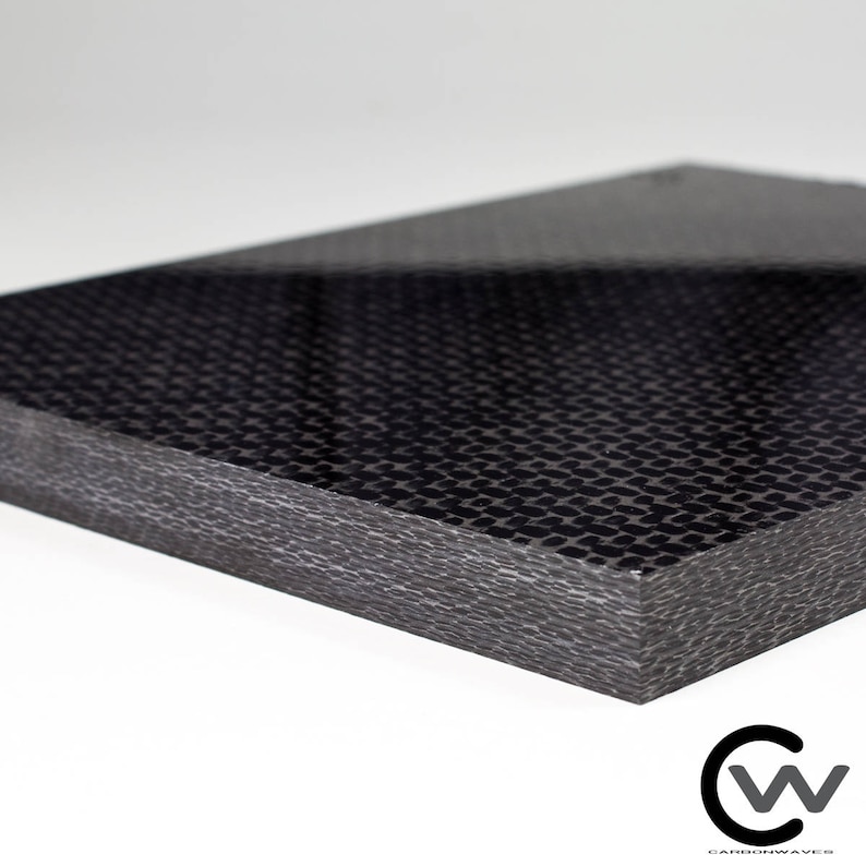 1/2 Titanium Carbon Fiber Plate Carbonwaves Carbon Fibre Etsy