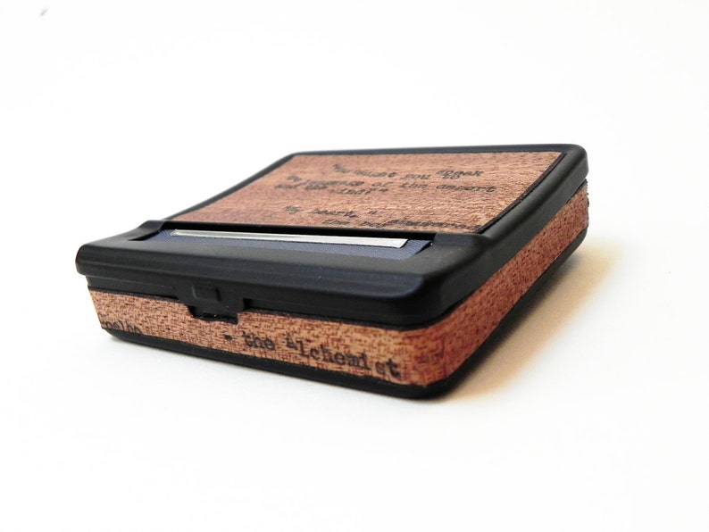 Cigarette Case & Rolling Machine Hand Made With Real Wood Etsy