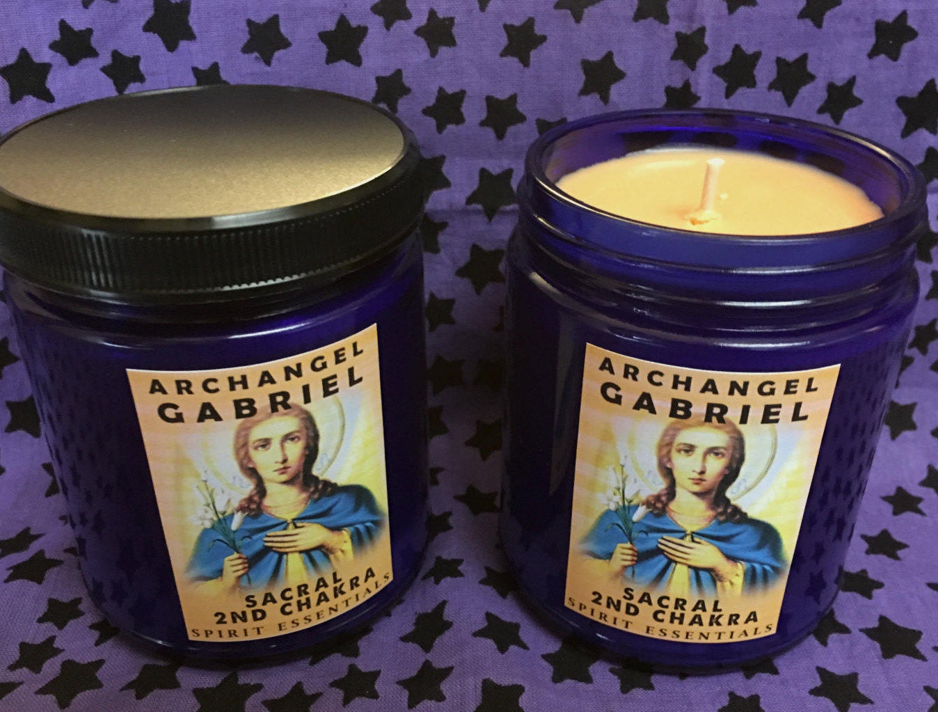 2nd Chakra Candle scent Archangel Gabriel Candle Etsy