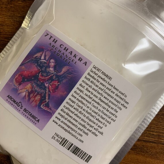 7th Chakra – Archangel Zadkiel Sachet Powder - Etsy