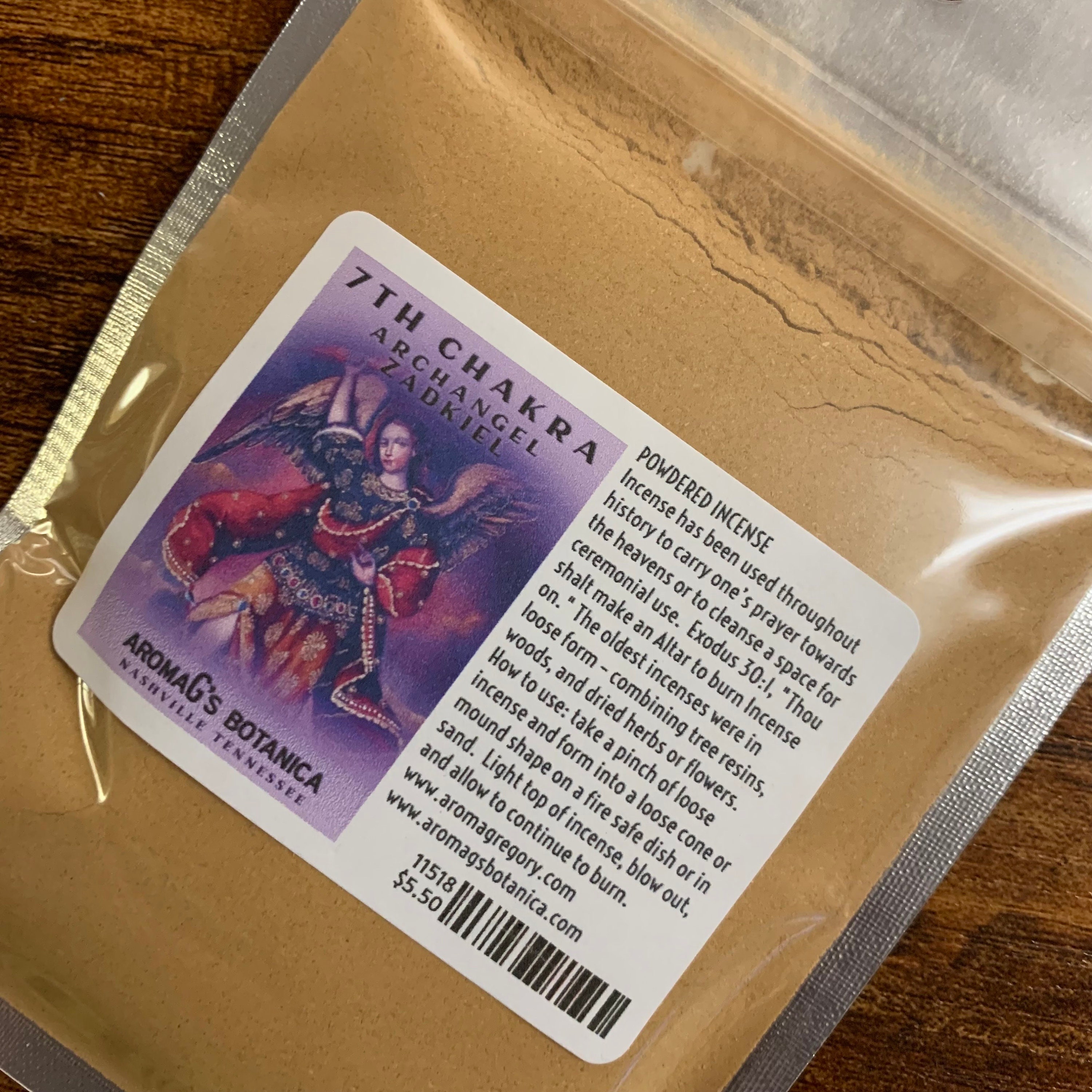 7th Chakra – Archangel Zadkiel Powdered Incense - Etsy