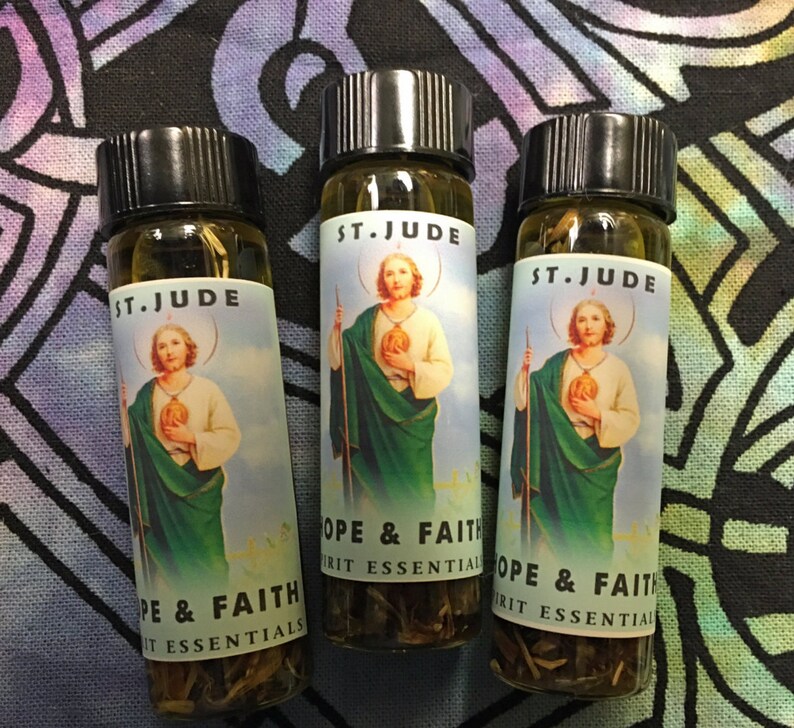 St Jude Oil scent Faith and Hope Etsy