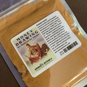 Money Drawing – Saint Martin of Tours powdered incense