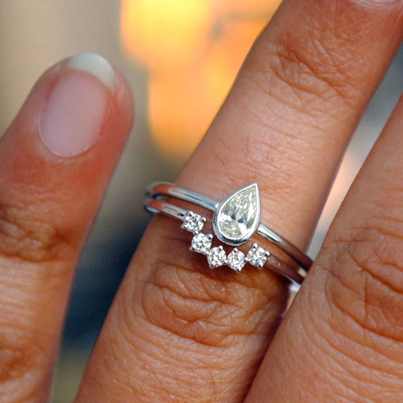 wedding band for pear engagement ring wedding band for pear engagement ring