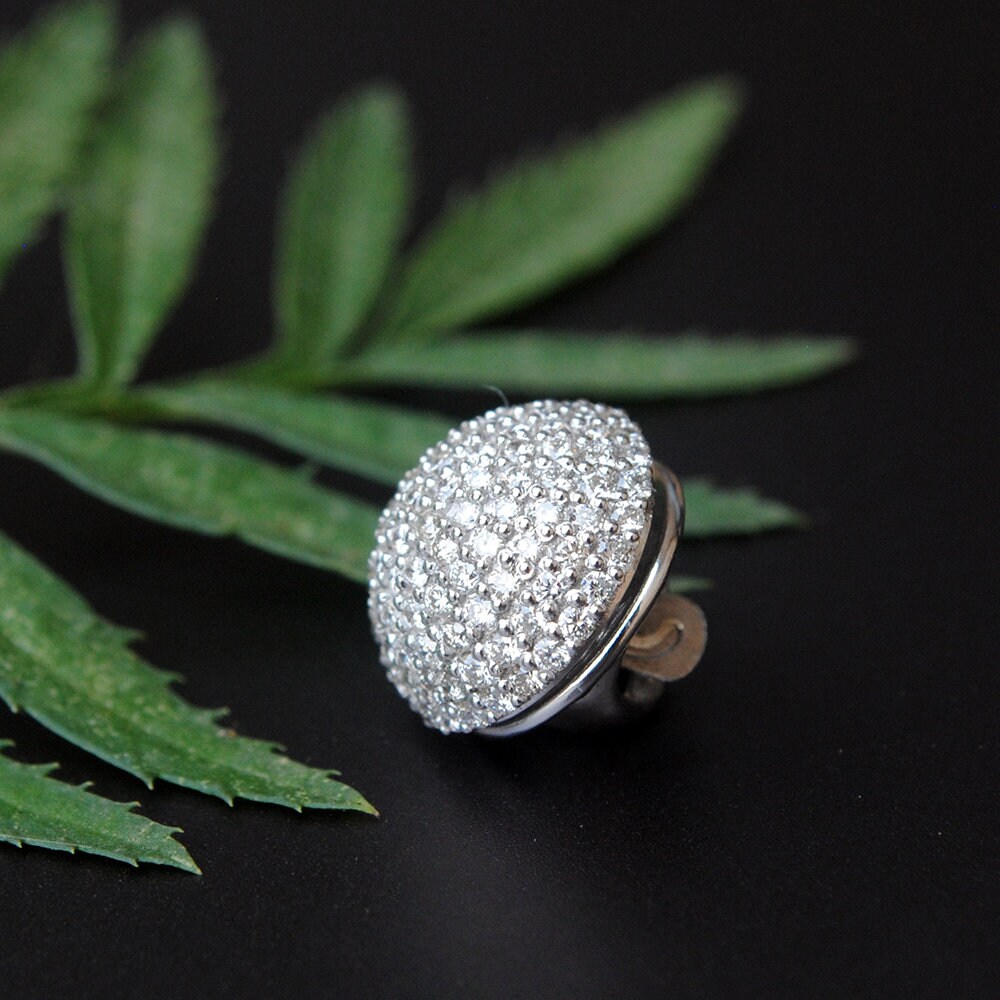 Gold and Diamond Tie Pin For Him 14K Gold Solid Gold Tie Etsy