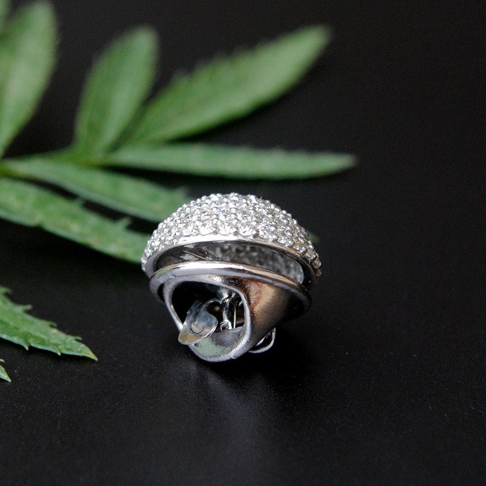 Gold and Diamond Tie Pin For Him 14K Gold Solid Gold Tie Etsy