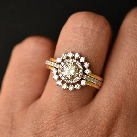 Halo ring guard for solitaire sale