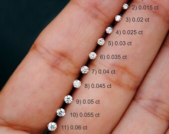 1 carat diamond nose stud