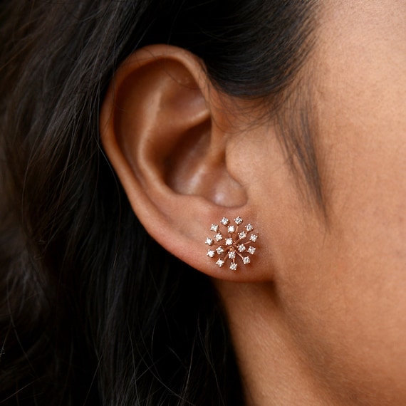 Pink Earrings for Gown | FashionCrab.com