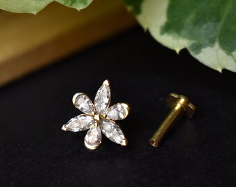 ピアス LESS IS MORE Single sale 14K gold Lily earrings il_1080xN.5798666338_hzfc.jpg