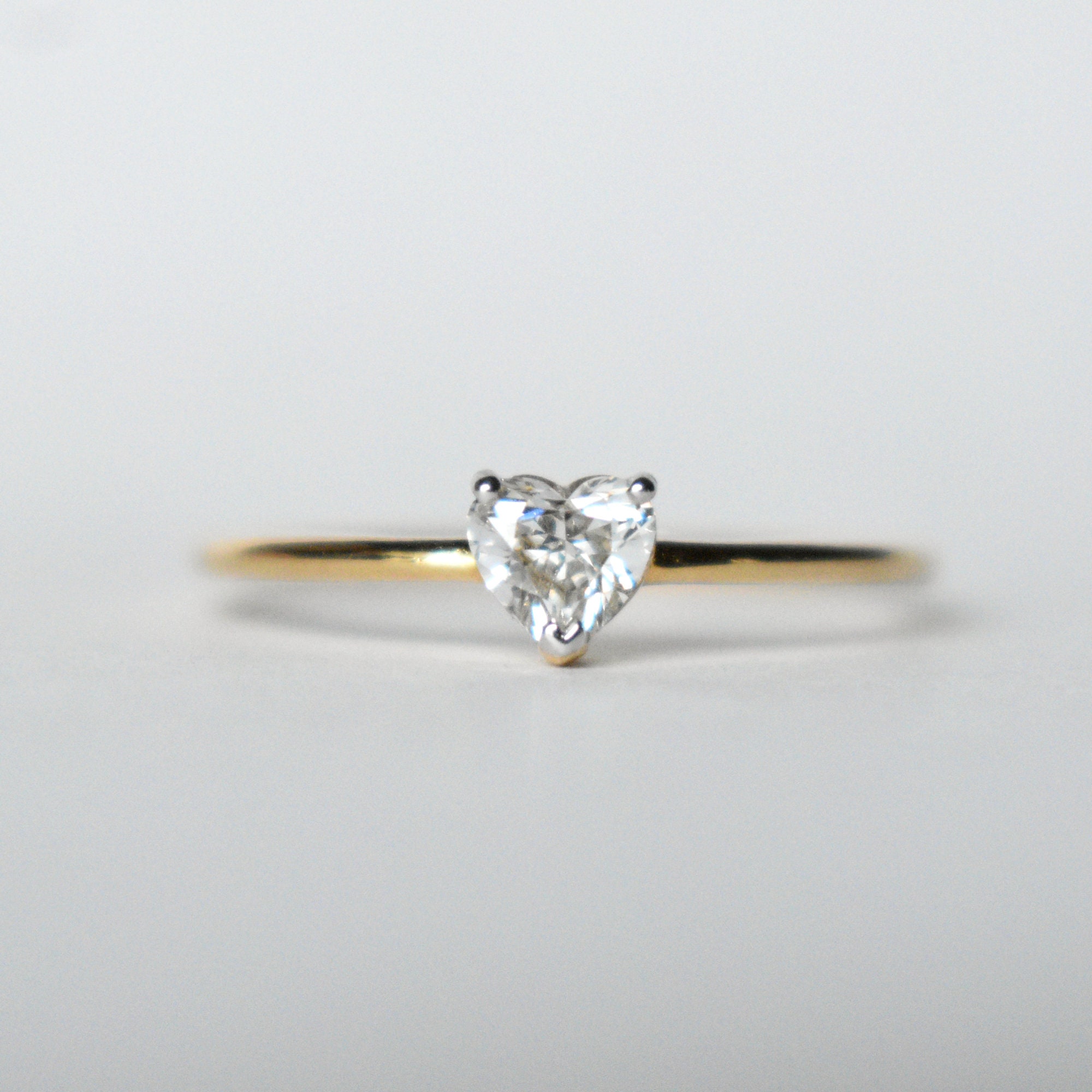 2.32 Carat Heart Shaped Natural Diamond Engagement Ring – Happy