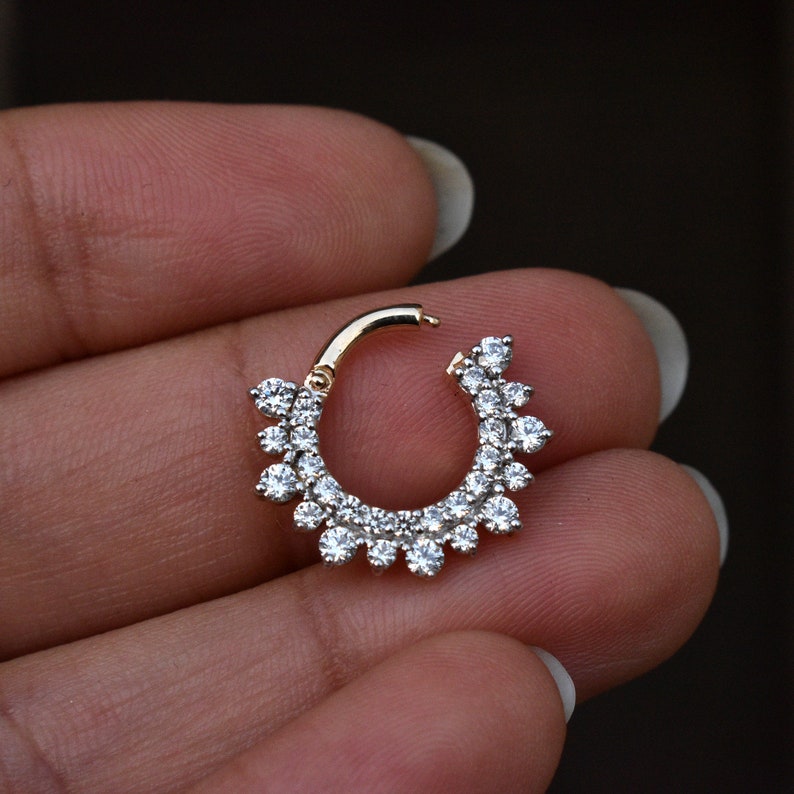 Solid gold daith ring Clearance