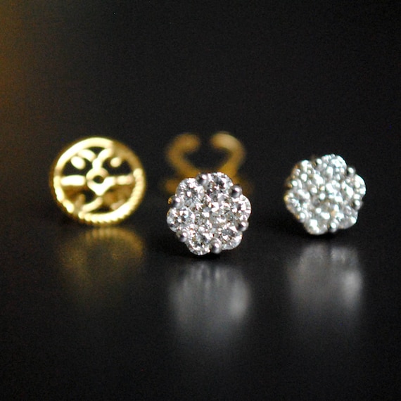 seven stone earrings