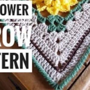 Sunflower Crochet Blanket Pattern - Instant download - Not the physical blanket - libbycraft