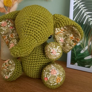 Olive the Elephant Crochet Pattern PDF Download