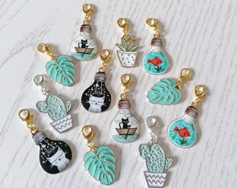 Choose your own stitch marker set by Libbycraft