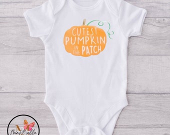 Cutest Pumpkin in the Patch Onesie® - Fall Photoshoot Bodysuit