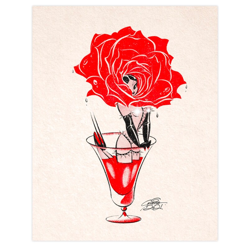 ROSE Print Large | Etsy