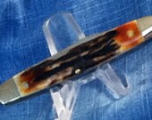 Vintage 39 50 39 s Kabar Stag Jack knife NOS