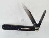 Ultra Rare Schatt Morgan quot OLD quot Bone Bare Head Jack Knife