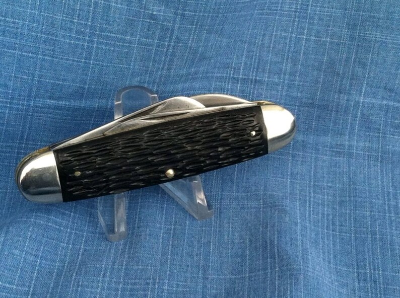 VINTAGE pal Cutlery Cigar Pattern Pocket Knife Etsy