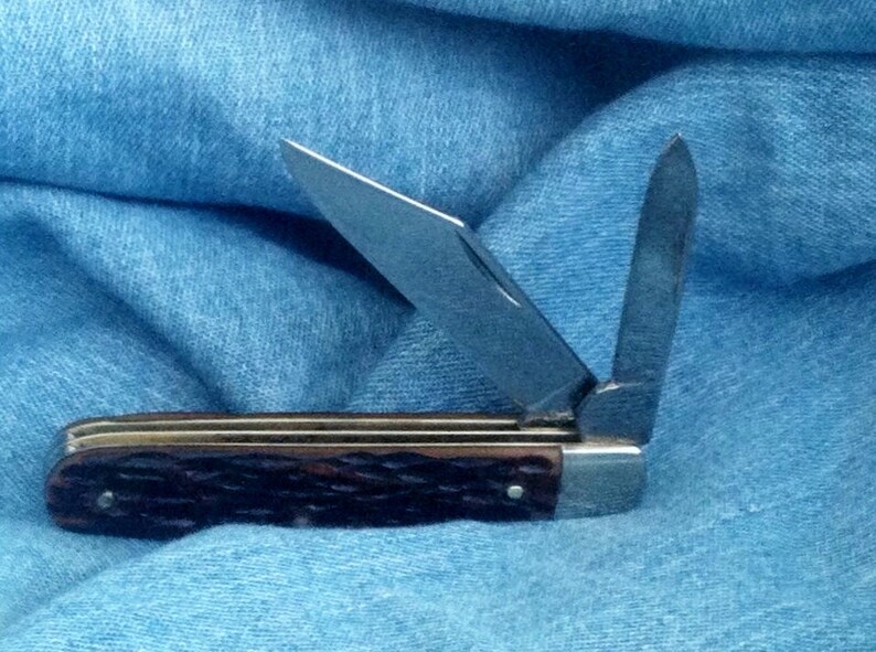 Vintage Kabar Bare Head Small Jack Knife Etsy