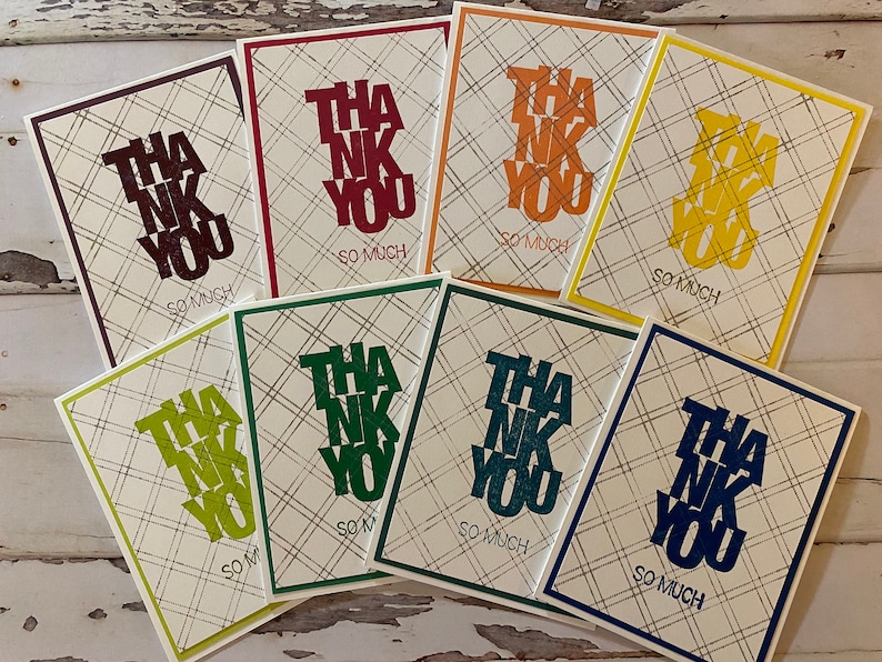Thank You Sets of 8 Cards